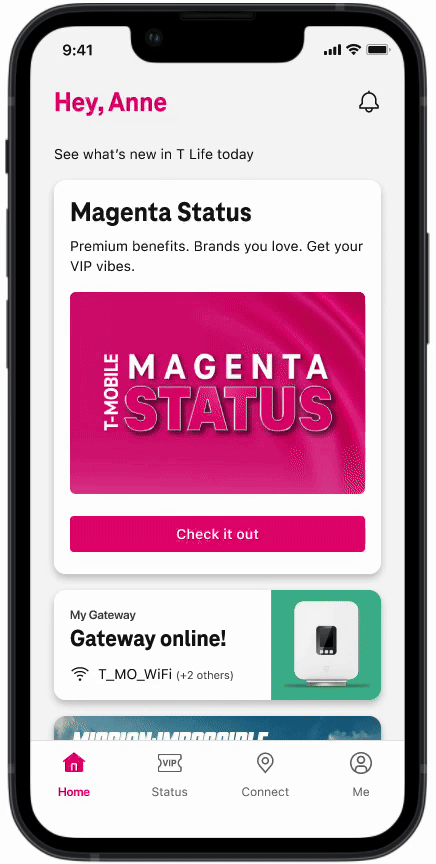A gif shows the steps for setting up a mesh access point through the T Life app.