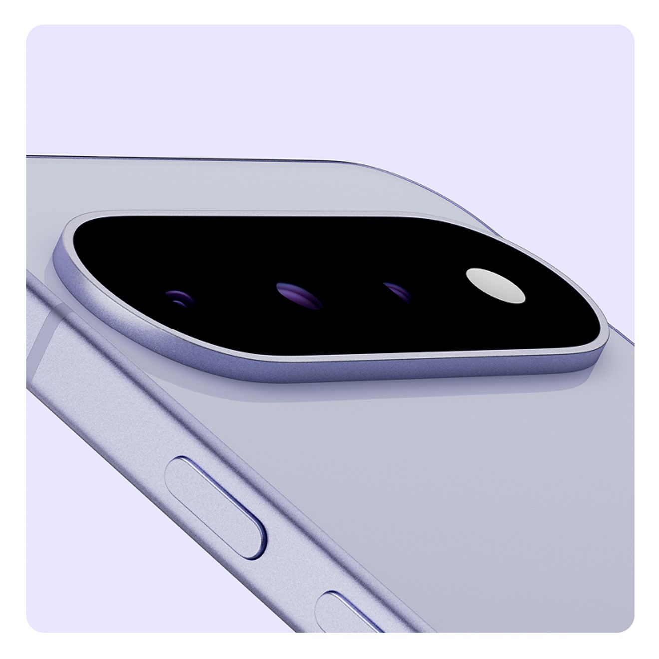 Close-up of Google Pixel 11 phone camera.