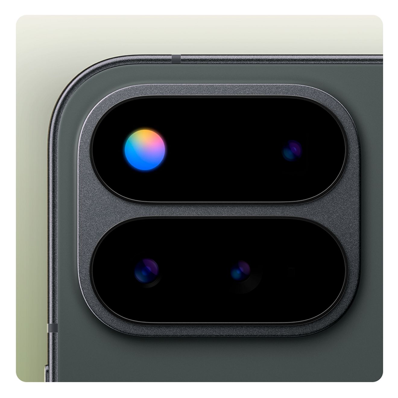 Close-up of Google Pixel 11 Pro Fold phone camera 