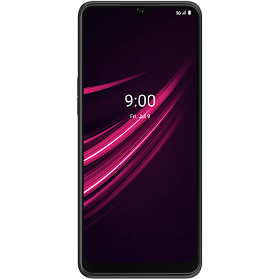 T-Mobile REVVL V+ 5G showing expansive screen.