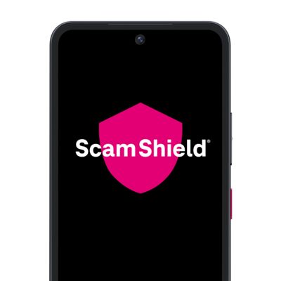 Scam Shield® app on a smartphone.