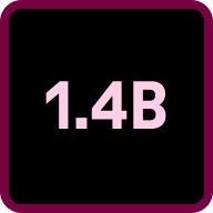 1.4 billion