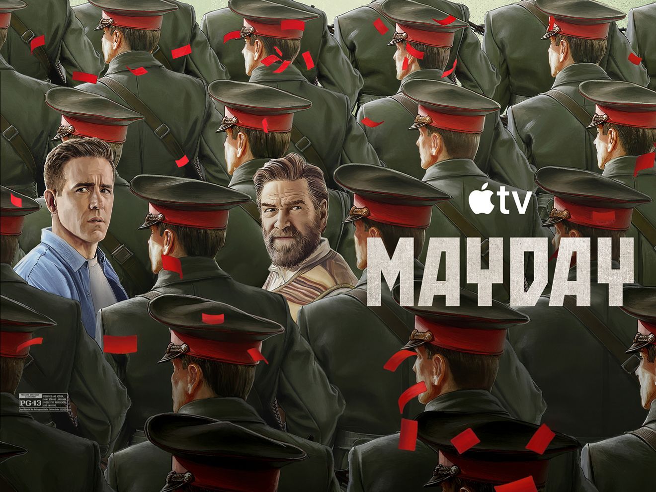 Apple TV promotional graphic for Mayday