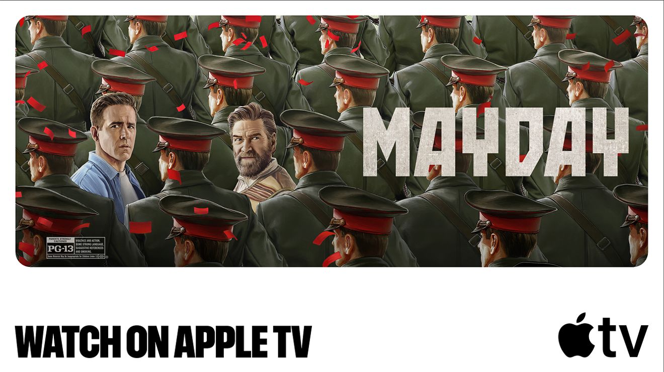 Apple TV promotional graphic for Mayday