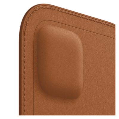 Apple Leather Sleeve with MagSafe for Apple iPhone 12/12 Pro - Saddle Brown