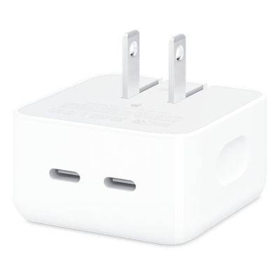 Apple 35W Dual USB-C Compact Power Adapter - White