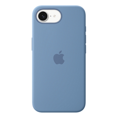 Apple Silicone Case for Apple iPhone 16e - Winter Blue-slide-0