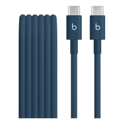 Beats USB-C to C Cable 1.5m - Nitro Navy, front view, front view-slide-0