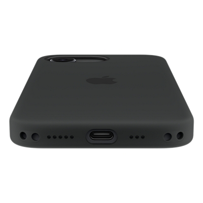 Apple Silicone Case with MagSafe for Apple iPhone 17e - Black-slide-1