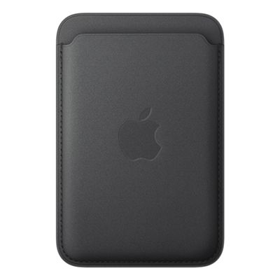 Apple FineWoven Wallet with MagSafe for iPhone - Black, front view, front view-slide-0