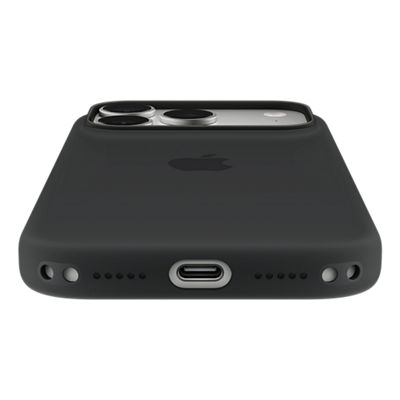 Apple Silicone Case with MagSafe for iPhone 18 Pro - Black, left view, left view-slide-3
