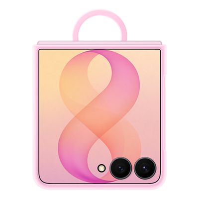 Samsung-Samsung Silicone Ring Magnet Case for Samsung Galaxy Z Flip8-slide-0