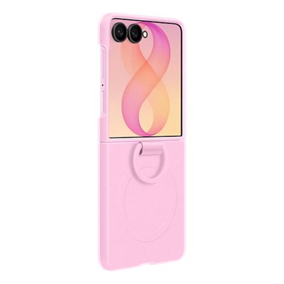 Samsung-Samsung Silicone Ring Magnet Case for Samsung Galaxy Z Flip8-slide-1