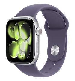White Apple Watch SE 2nd gen 40mm shown.