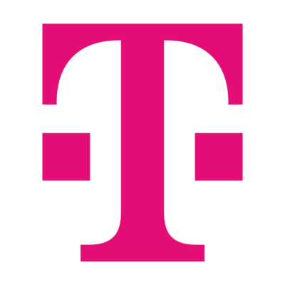 A giant “T” for T-Mobile.