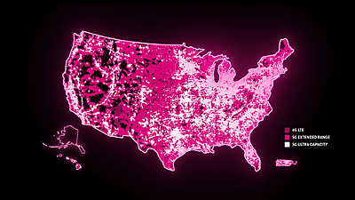 T-Mobile Network Coverage map