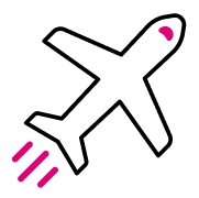 Travel and airlines icon
