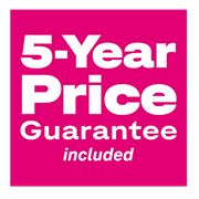 5 year price guarantee included icon