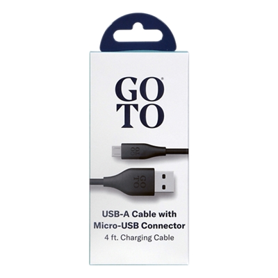 GoTo-GoTo™ Micro to USB A Cable, 4 ft-slide-0