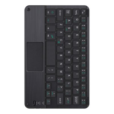 Estuche tipo folio universal con teclado GoTo para tablets de 7-8 pulgadas - Negro R2