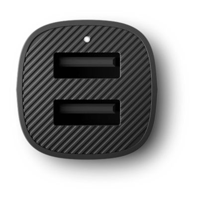 GoTo™ Dual USB-A 24W Car Charger - Black