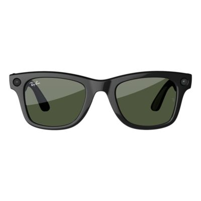 Meta-Ray-Ban Meta Smart Glasses Wayfarer G15 Green Lens-slide-0