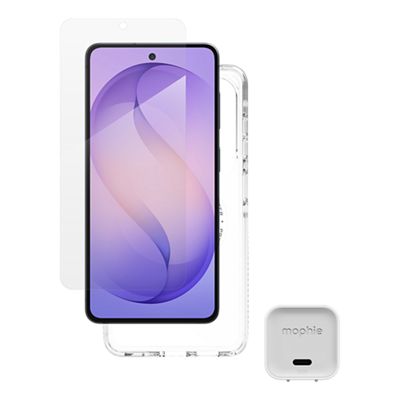 ZAGG/mophie 3-in-1 Bundle SAVE 25 Percent for Samsung Galaxy S26 - Clear, front view, front view-slide-0