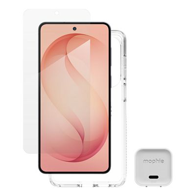 ZAGG/mophie 3-in-1 Bundle SAVE 25 Percent for Samsung Galaxy S26+ - Clear, front view, front view-slide-0