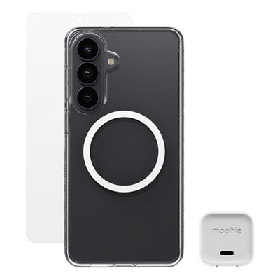 ZAGG/mophie 3-in-1 Bundle SAVE 25 Percent for Samsung Galaxy S26+ - Clear, right view, right view-slide-1