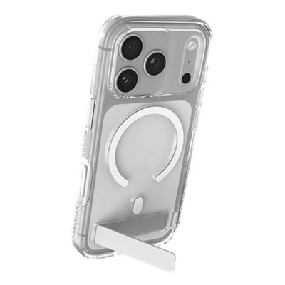 ZAGG Crystal Palace Snap w/ Kickstand Case for iPhone 18 Pro/17 Pro - Clear, front view, front view-slide-0