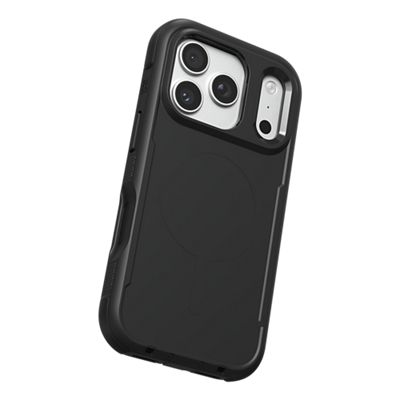 ZAGG Teton Case w/ Kickstand Holster for Apple iPhone 18 Pro/17 Pro - Black, back view, back view-slide-2