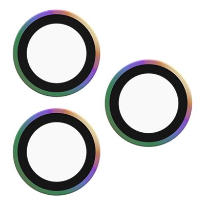 ZAGG Glass Elite Camera Lens Protector for iPhone 18 Pro/18 Pro Max - Irridescen, front view, front view-slide-0