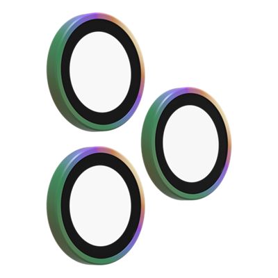 ZAGG Glass Elite Camera Lens Protector for iPhone 18 Pro/18 Pro Max - Irridescen, left view, left view-slide-3