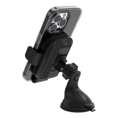 Scosche Gravity Drop 3-in-1 Window Dash and Vent Mount Kit - Black, back view, back view-slide-2