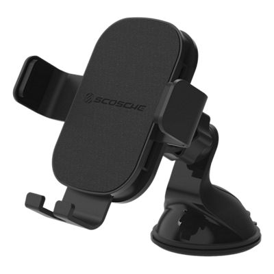 Scosche Gravity Drop 3-in-1 Window Dash and Vent Mount Kit - Black, front view, front view-slide-0