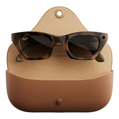 Ray-Ban Meta (Gen 3) Zena Gradient Brown Lenses - Havana frames, left view, left view-slide-3