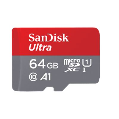 Tarjeta microSD UHS-I SanDisk Ultra, 64 GB - Gris