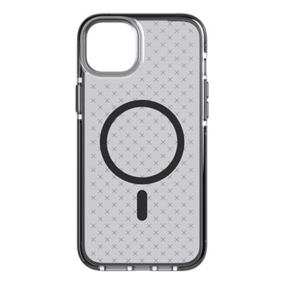Tech21 Evo Check MagSafe Case for Apple iPhone 14 Plus - Smokey Black