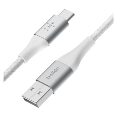Belkin BOOST CHARGE Braided USB-A to USB-C Cable 2m - White