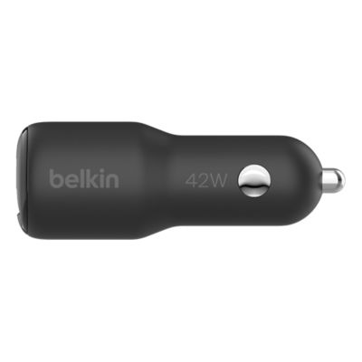 Belkin-Belkin 42W Dual Car Charger with USB-C to USB-C Cable, 1m-slide-1
