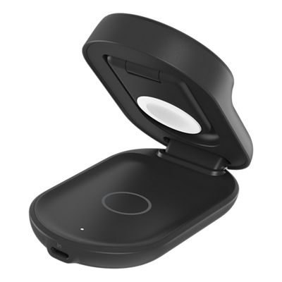 Belkin 25W 3-in-1 Foldable Magnetic Charger - Black, left view, left view-slide-3