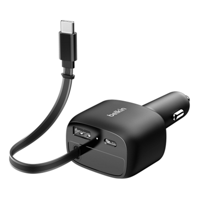 Belkin-Belkin 75W Car Charger with Retractable Cable-slide-1