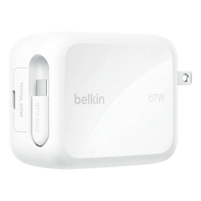Belkin-Belkin 67W Wall Adapter with Retractable Cable-slide-0