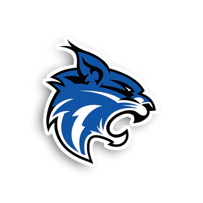 The Harrisonville Wildcats logo. 