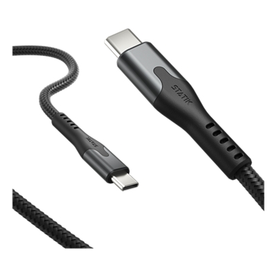 Statik Magstack Pro Round USB-C Cable 2m - Black-slide-1