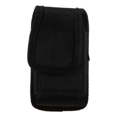 Estuche con clip para cinturón para teléfonos plegables PureGear para teléfonos de 5 x 2.25 pulgadas o más pequeños - Negro