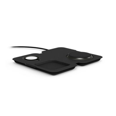 Nimble FOLD 3-in-1 Wireless Low-Profile Travel Charger - Black, back view, back view-slide-2