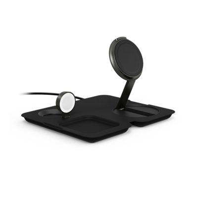 Nimble FOLD 3-in-1 Wireless Low-Profile Travel Charger - Black, front view, front view-slide-0