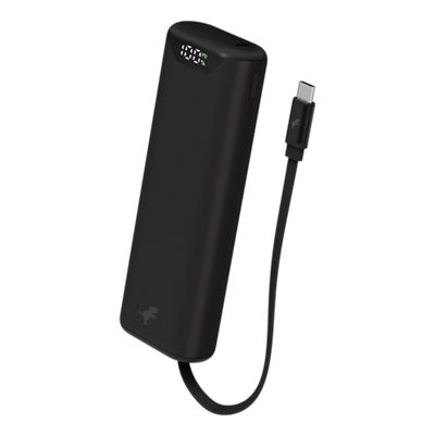 Nimble CHAMP Stretch 10K with Retractable Cable - Black, front view, front view-slide-0