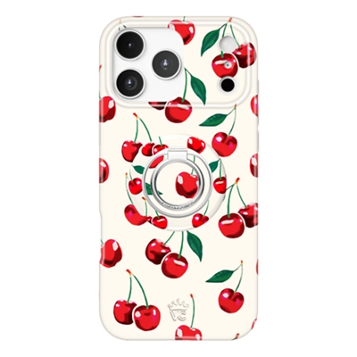 VELVET CAVIAR MagSafe Case w/ Grip for iPhone 17 Pro Max - Mon Cheri Cherry-slide-0